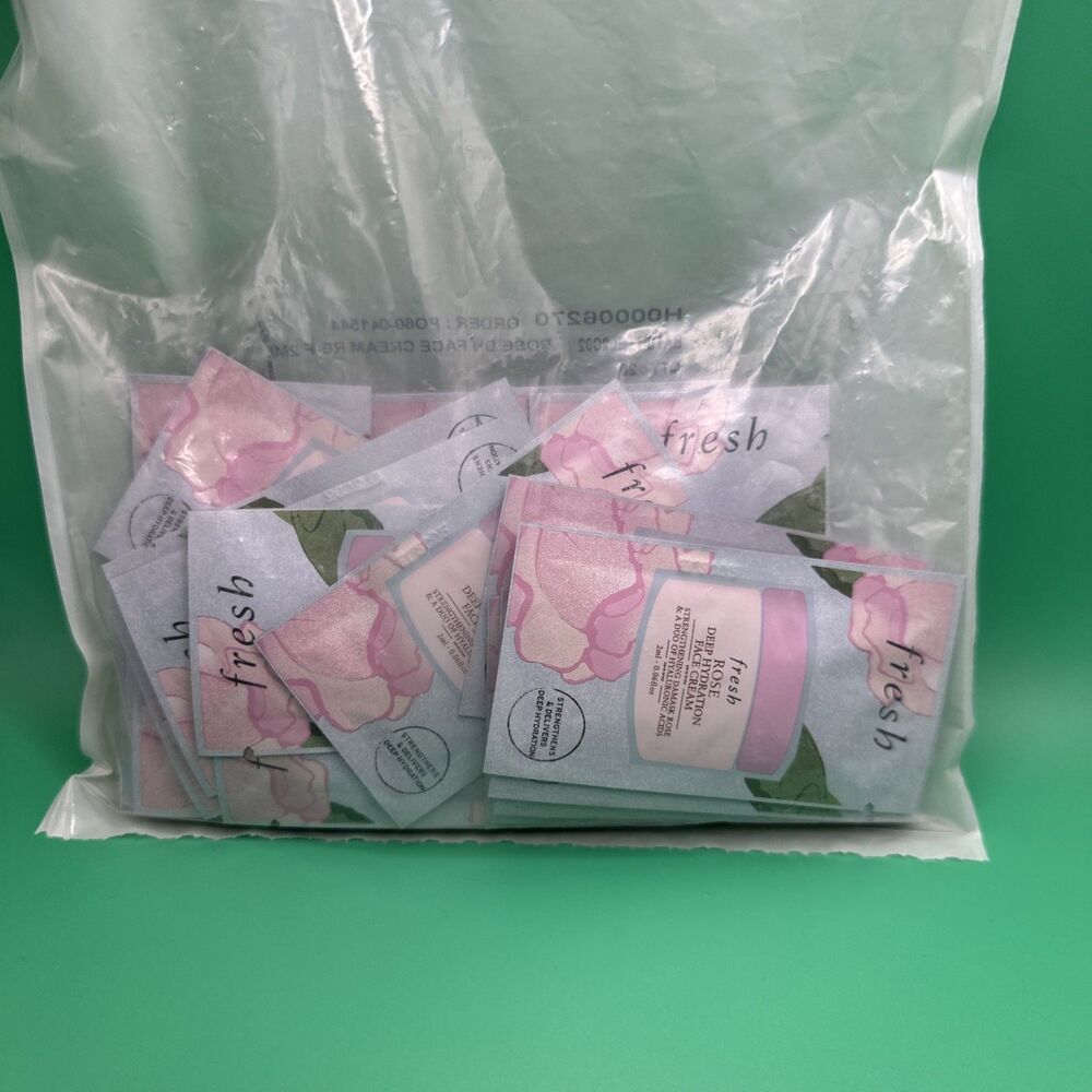 25x Fresh Rose Deep Hydration Face Cream  2 ml Sample Travel Size 0.06 oz
